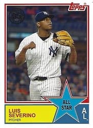 2018 Topps 1983 Topps Baseball 35th Anniversary All-Stars Luis Severino #83AS-10 card