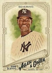 2018 Topps Allen & Ginter Base Set Luis Severino #148 card