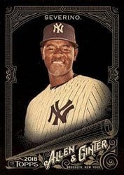2018 Topps Allen & Ginter X Base Set Luis Severino #148 card