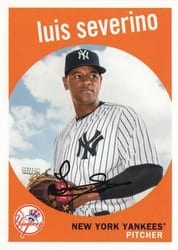 2018 Topps Archives Base Set Luis Severino #44 card
