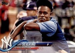 2018 Topps Base Set Luis Severino #303 card