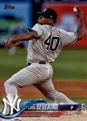 2018 Topps Base Set Luis Severino #303 card