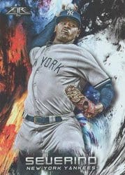2018 Topps Fire Base Set Luis Severino #47 card