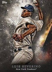 2018 Topps Inception Base Set Luis Severino #2 card