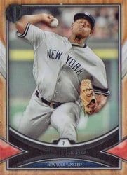 2018 Topps Tribute Base Set Luis Severino #24 card