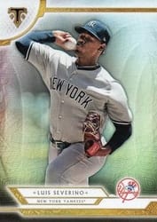 2018 Topps Triple Threads Base Set Luis Severino #51 card