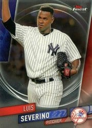 2019 Finest Base Set Luis Severino #119 card