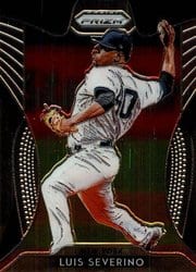 2019 Panini Prizm Base Set Luis Severino #84 card
