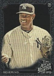 2019 Topps Allen & Ginter X Base Set Luis Severino #140 card