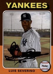 2019 Topps Archives Base Set Luis Severino #168 card