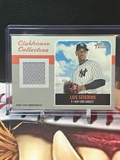 2019 Topps Heritage Clubhouse Collection Relics Luis Severino #LS card