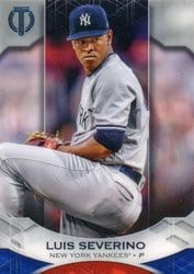 2019 Topps Tribute Base Set Luis Severino #30 card