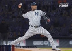 2020 Stadium Club Chrome Base Set Luis Severino #111 card