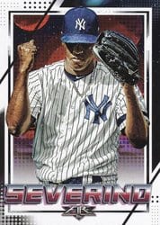 2020 Topps Fire Base Set Luis Severino #4 card
