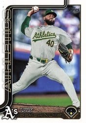 2025 Topps Base Set Luis Severino #437 card