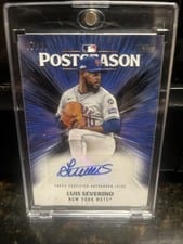 2025 Topps Postseason Performance Autograph Luis Severino #PPA-LS card