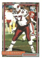 1992 Topps Base Set Luis Sharpe #31 card