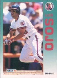 1992 Fleer Base Set Luis Sojo #70 card