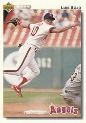 1992 Upper Deck Base Set Luis Sojo #149 card