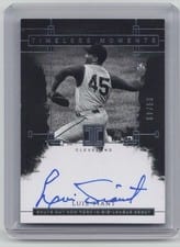 2024 Panini Impeccable Timeless Moments Signatures Luis Tiant #TMS-LT card
