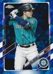 2021 Topps Chrome Update Sapphire Edition Base Set Luis Torrens #US147 card