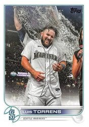 2022 Topps Update Base Set Luis Torrens #US291 card