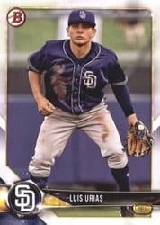 2018 Bowman Prospects Luis Urias #BP57 card