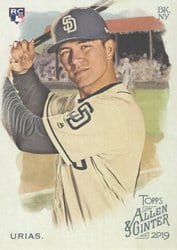 2019 Topps Allen & Ginter Base Set Luis Urias #79 card