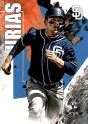 2019 Topps Fire Base Set Luis Urias #61 card