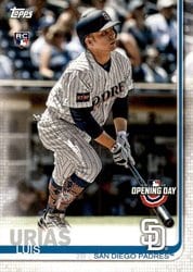 2019 Topps Opening Day Base Set Luis Urias #138 card