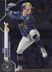 2020 Topps Chrome Base Set Luis Urias #169 card