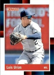 2022 Donruss Base Set Luis Urias #245 card