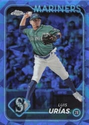 2024 Topps Chrome Sapphire Edition Base Set Luis Urías #674 card