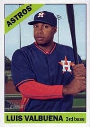 2015 Topps Heritage Base Set Luis Valbuena #679 card