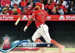 2018 Topps Update Base Set Luis Valbuena #US297 card