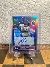 2022 Bowman Platinum Precious Elements Autographs Luisangel Acuna #PE-22 card