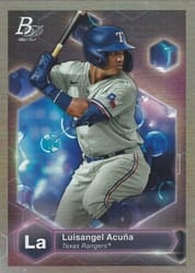 2022 Bowman Platinum Precious Elements Luisangel Acuña #PE-22 card