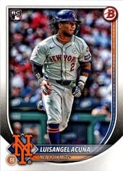 2025 Bowman Base Set Luisangel Acuña #83 card