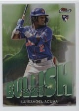 2025 Finest Bullish Luisangel Acuña #B-12 card