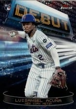 2025 Finest Debut Luisangel Acuña #D-20 card