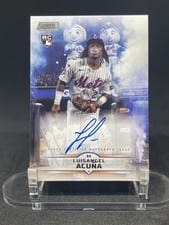 2025 Stadium Club Base Autographs Luisangel Acuña #SCBA-LA card