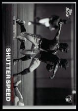 2025 Topps Black & White Shutter Speed Luisangel Acuña #SS6 card