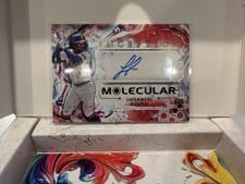 2025 Topps Inception Inception Molecular Autographs Luisangel Acuña #IMA-LA card