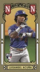 2025 Topps T205 T80 Rookie Series Luisangel Acuña card