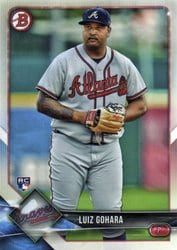 2018 Bowman Base Set Luiz Gohara #91 card