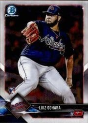 2018 Bowman Chrome Base Set Luiz Gohara #99 card