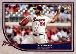 2018 Topps Big League Base Set Luiz Gohara #260 card