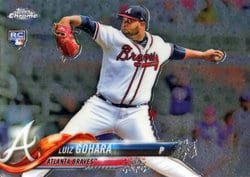 2018 Topps Chrome Base Set Luiz Gohara #125 card