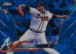 2018 Topps Chrome Sapphire Edition Base Set Luiz Gohara #138 card