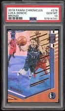2018 Panini Chronicles Luka Doncic Bronze #278 card